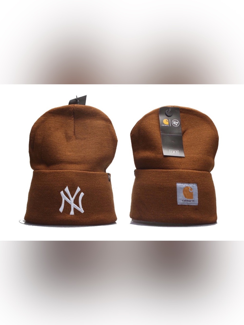 Brand New Carhartt ‘47 New York Yankees Football Beanie OSFM